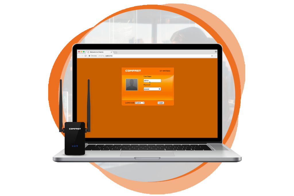 Login to Comfast Extender